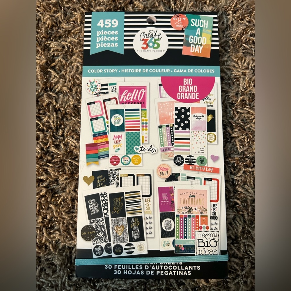 The Happy Planner “Color Story” Sticker Book